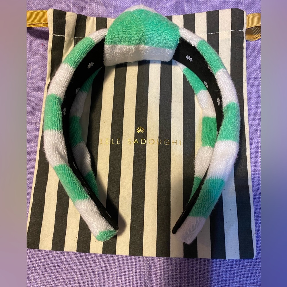 Lele Sadoughi terry headband